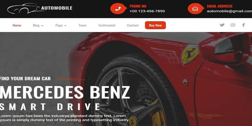 Otomobil-hub-en iyi-ücretsiz-otomobil-wordpress-temaları