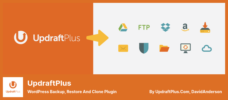 UpdraftPlus 插件 - WordPress 备份、恢复和克隆插件