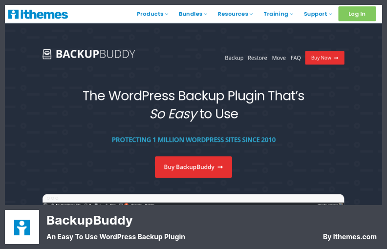 BackupBuddy 插件 - 一个易于使用的 WordPress 备份插件