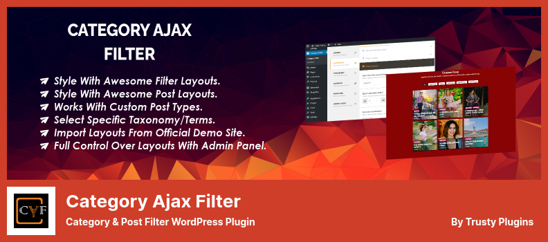 类别 Ajax 过滤器插件 - 类别和后过滤器 WordPress 插件