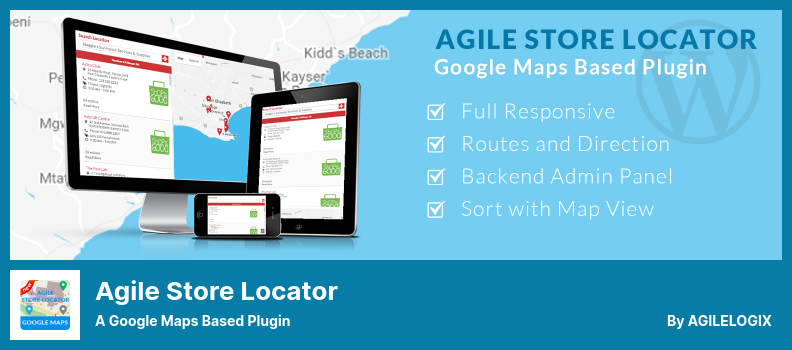 Plugin Pencari Lokasi Toko Agile - Plugin Berbasis Google Maps