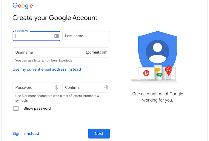 Google 설문지 가입