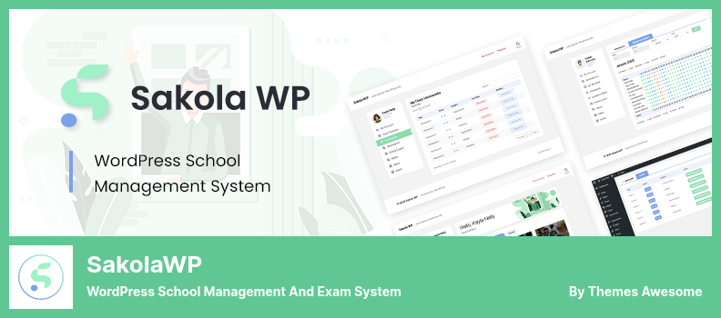 SakolaWP 插件 - WordPress 学校管理和考试系统