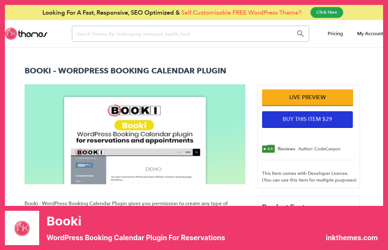 Booki Plugin - 用于预订的 WordPress 预订日历插件