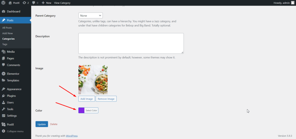 Taksonomi Bloklarını Kullanarak Kategori Izgarası Nasıl Oluşturulur 4 Add Category Featured Images and Colors