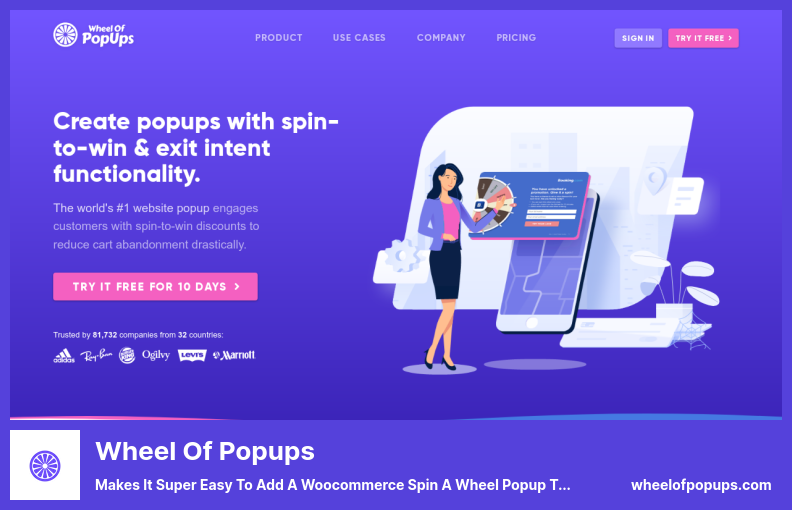 Wheel of Popups Plugin - 讓 Woocommerce Spin A Wheel Popup 添加到您的電子商務商店變得超級容易