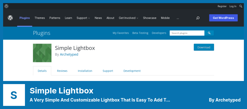 Plugin Lightbox Sederhana - Lightbox yang Sangat Sederhana dan Dapat Disesuaikan yang Mudah Ditambahkan ke Situs WordPress Anda