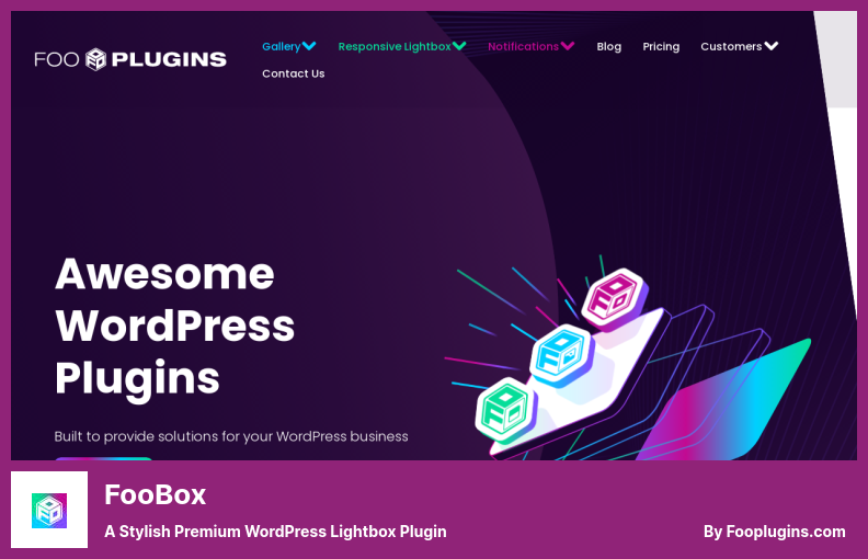 Plugin FooBox - Plugin Lightbox WordPress Premium Bergaya
