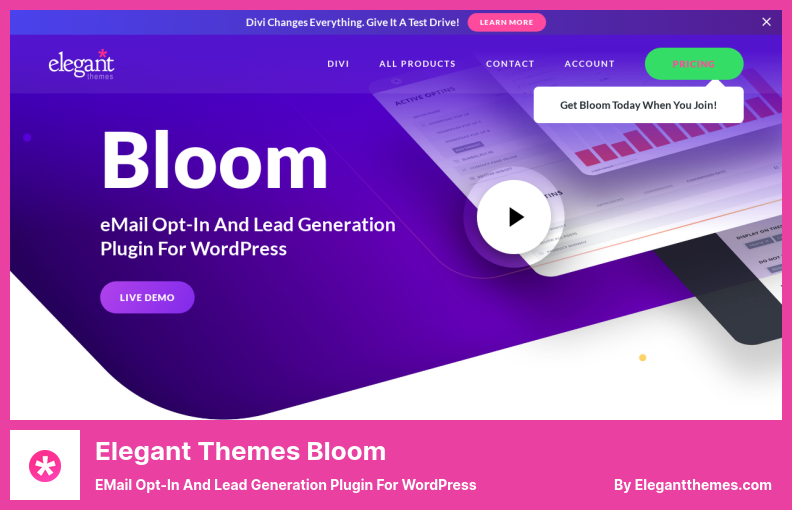 Plugin Elegant Themes Bloom - E-Mail Opt-in e Plugin Lead Generation per WordPress