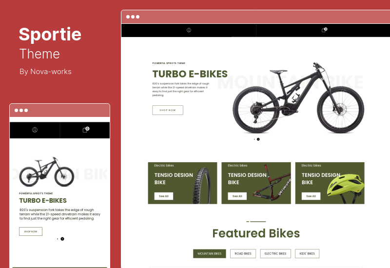 Sportie 主題 - Elementor WooCommerce 主題