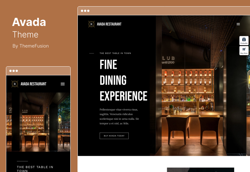 Avada 主題 - WordPress WooCommerce 的網站構建器