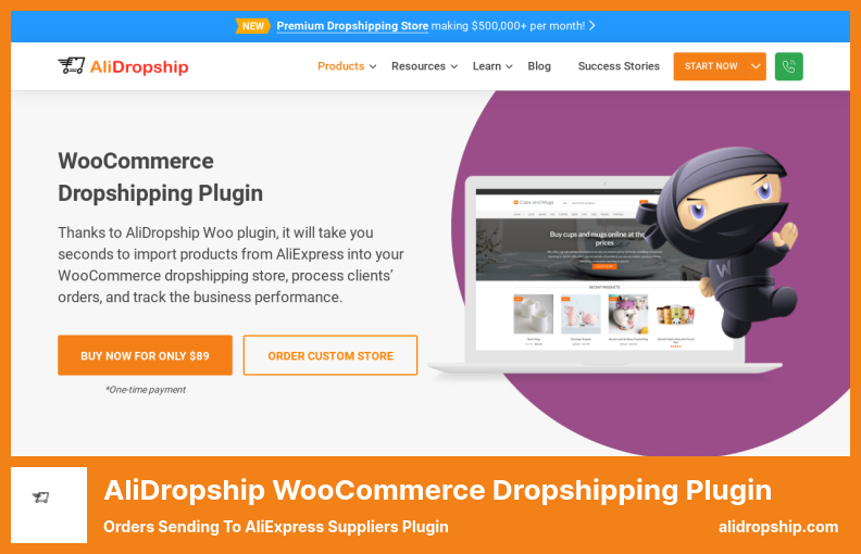ปลั๊กอินปลั๊กอิน AliDropship WooCommerce Dropshipping - คำสั่งซื้อที่ส่งไปยังปลั๊กอินซัพพลายเออร์ของ AliExpress