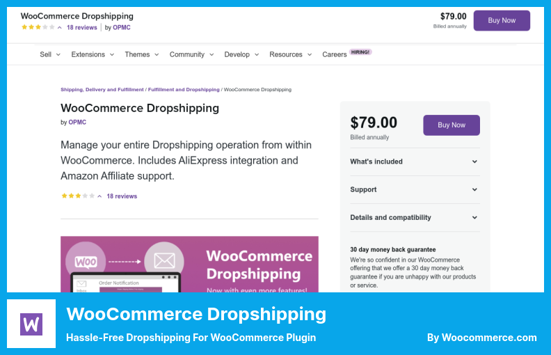 ปลั๊กอิน WooCommerce Dropshipping - Dropshipping ที่ไม่ยุ่งยากสำหรับปลั๊กอิน WooCommerce