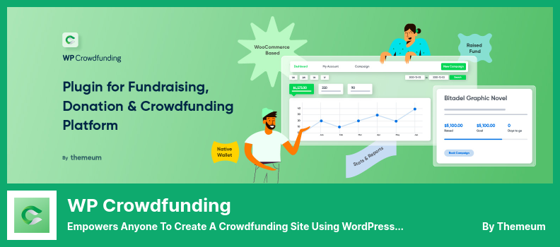 Complemento WP Crowdfunding: permite a cualquier persona crear un sitio de crowdfunding utilizando el sistema de gestión de contenido de WordPress