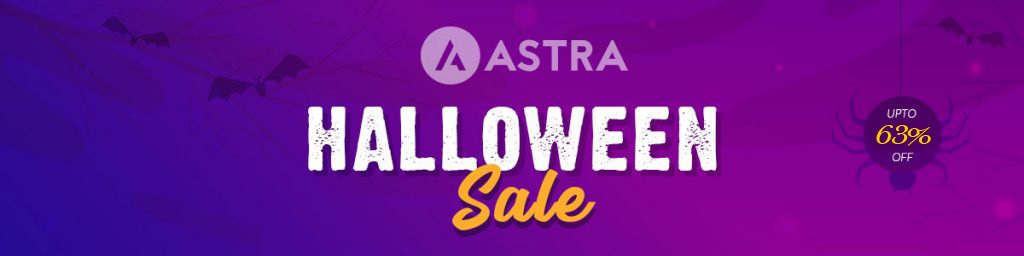 Bandera de Halloween de Astra