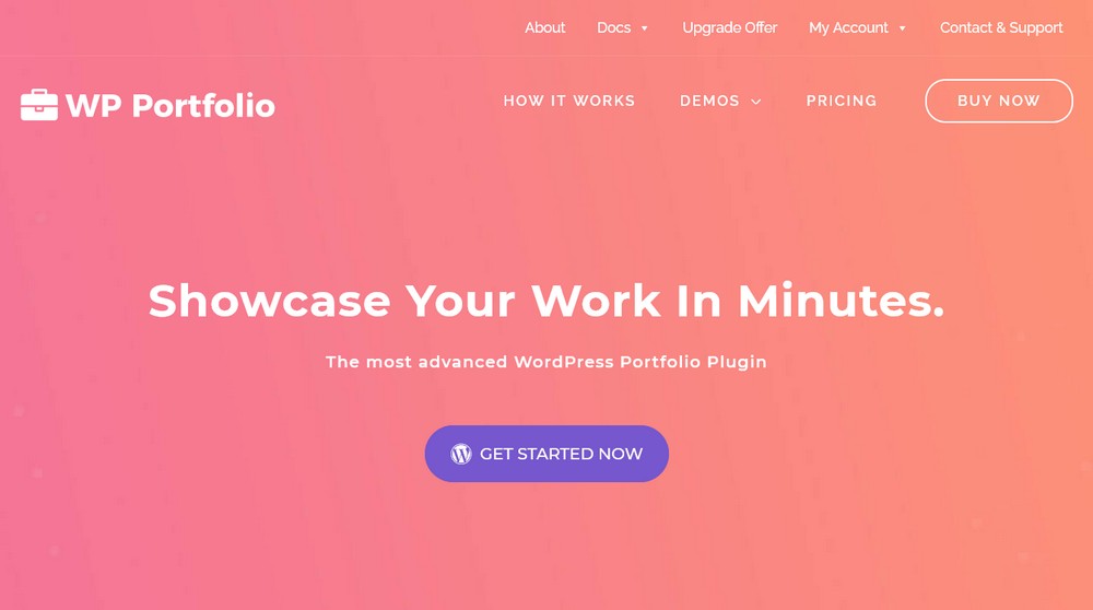 WP-Portfolio-Homepage