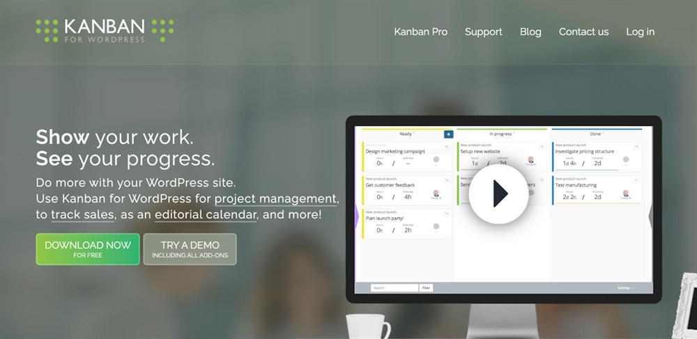 Kanban-Homepage