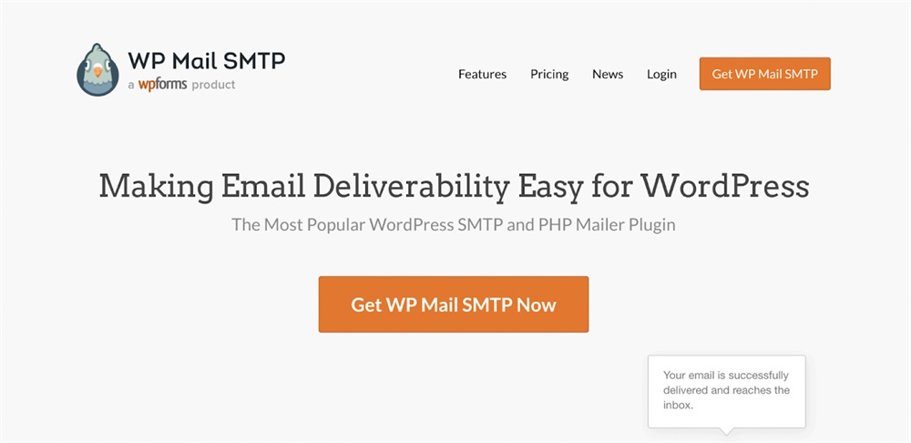 Página inicial do WP Mail SMTP