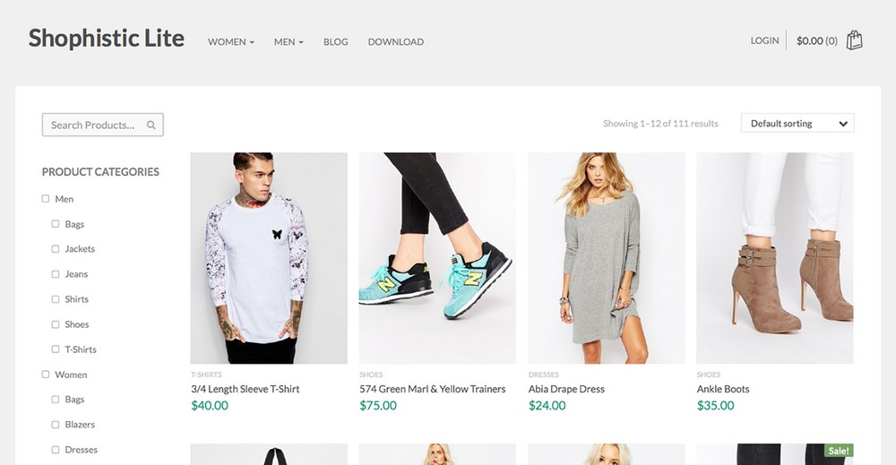 Shophistic Lite WooCommerce тема