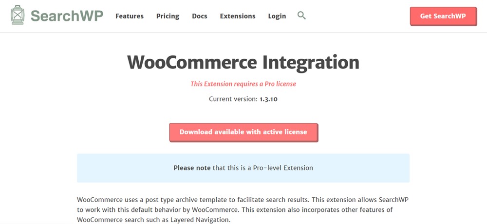 extensión searchwp woocommerce