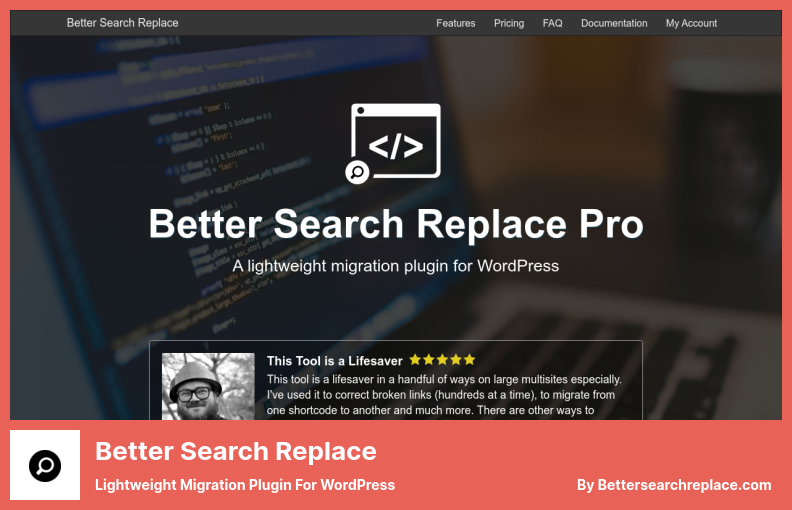 Better Search Replace Plugin - WordPress 的轻量级迁移插件