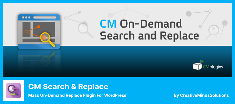 CM 搜索和替换插件 - WordPress 的大规模按需替换插件