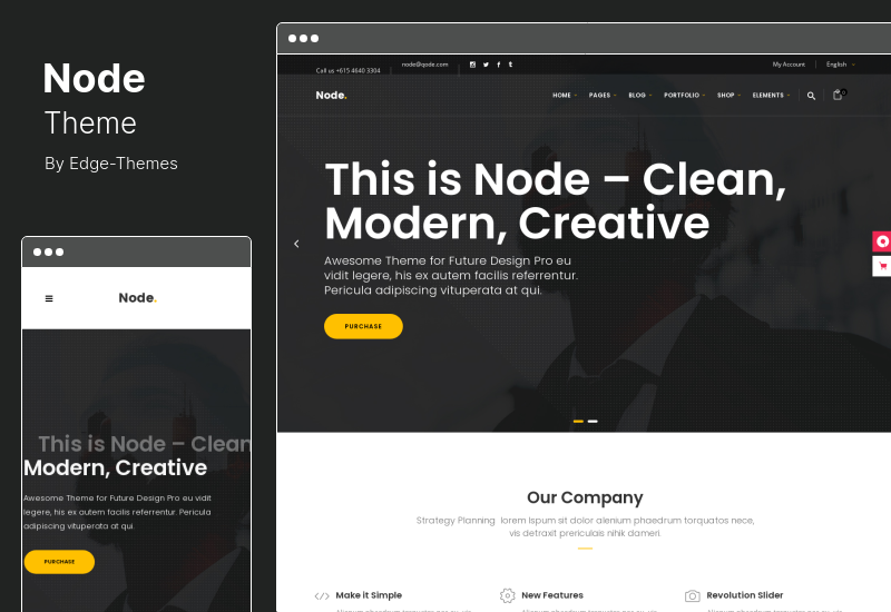 Tema de nodo - Tema de la agencia de marketing digital