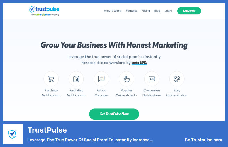 TrustPulse 插件 - 利用社交证明的真正力量来立即增加网站转化率