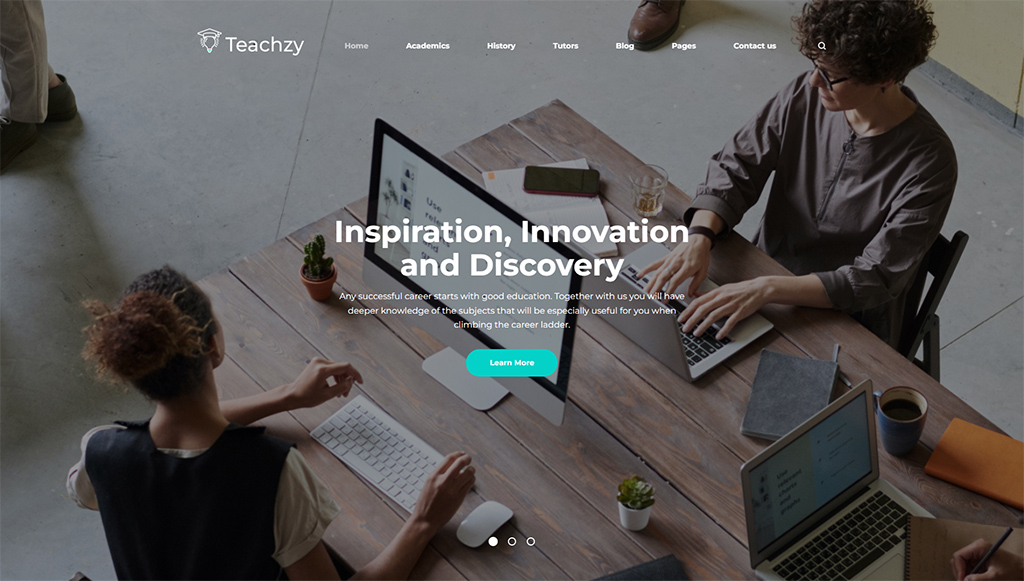 Șablon HTML5 Teachzy School Management