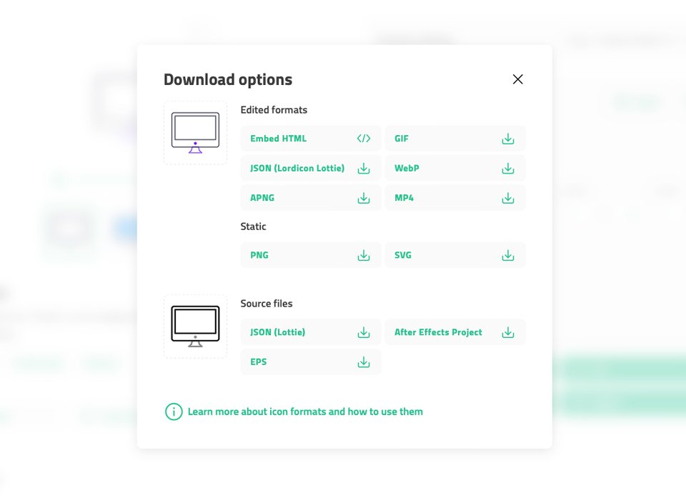 Download-Optionen