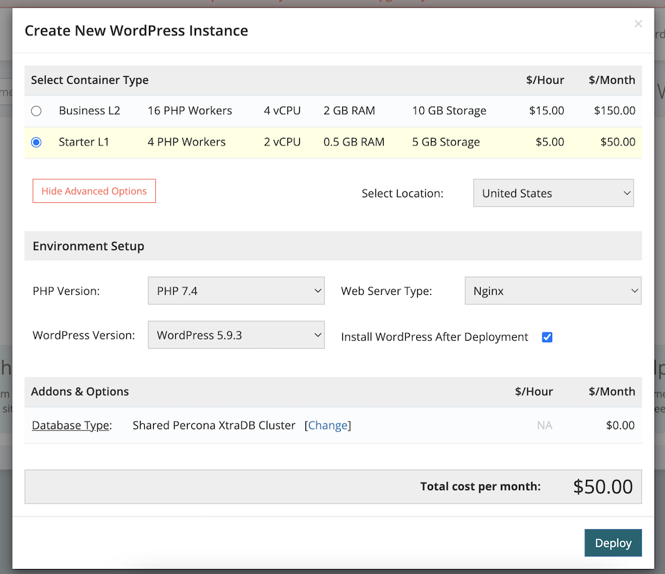 verwaltetes WordPress-Hosting convesio
