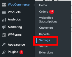 WooCommerce>新しい利用規約ページを設定するための設定