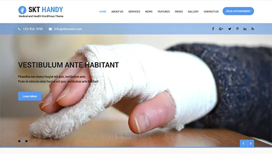 motyw WordPress dla lekarzy