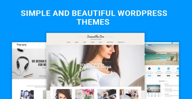 teme simple și frumoase WordPress