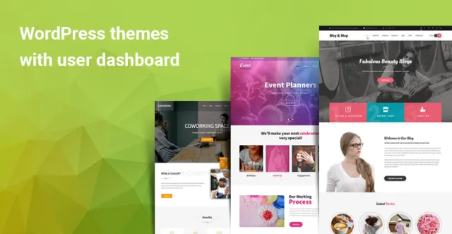 Thèmes WordPress avec tableau de bord utilisateur