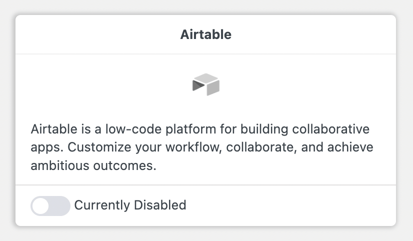 Airtable с Fluent Forms