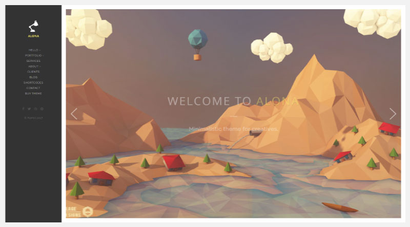10 최고의 밝은 노란색 WordPress 테마 8 Alona WordPress theme