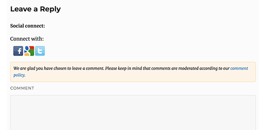 Come dare uno stile al modulo dei commenti di WordPress