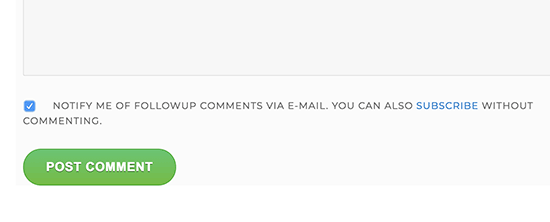 Come dare uno stile al modulo dei commenti di WordPress