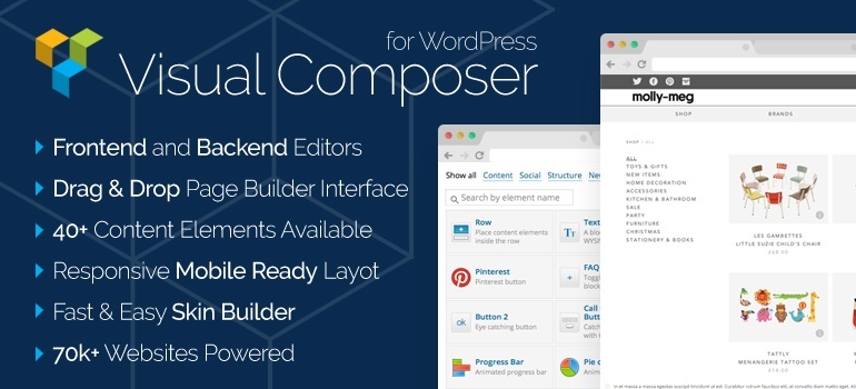 Como você pode aplicar o Visual Composer para temas WooCommerce