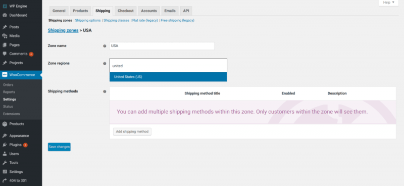 كيفية إعداد مناطق الشحن وأسعار الشحن وفئات الشحن في WooCommerce
