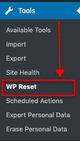 كيفية إعادة تعيين موقع WordPress باستخدام البرنامج المساعد: WP Reset