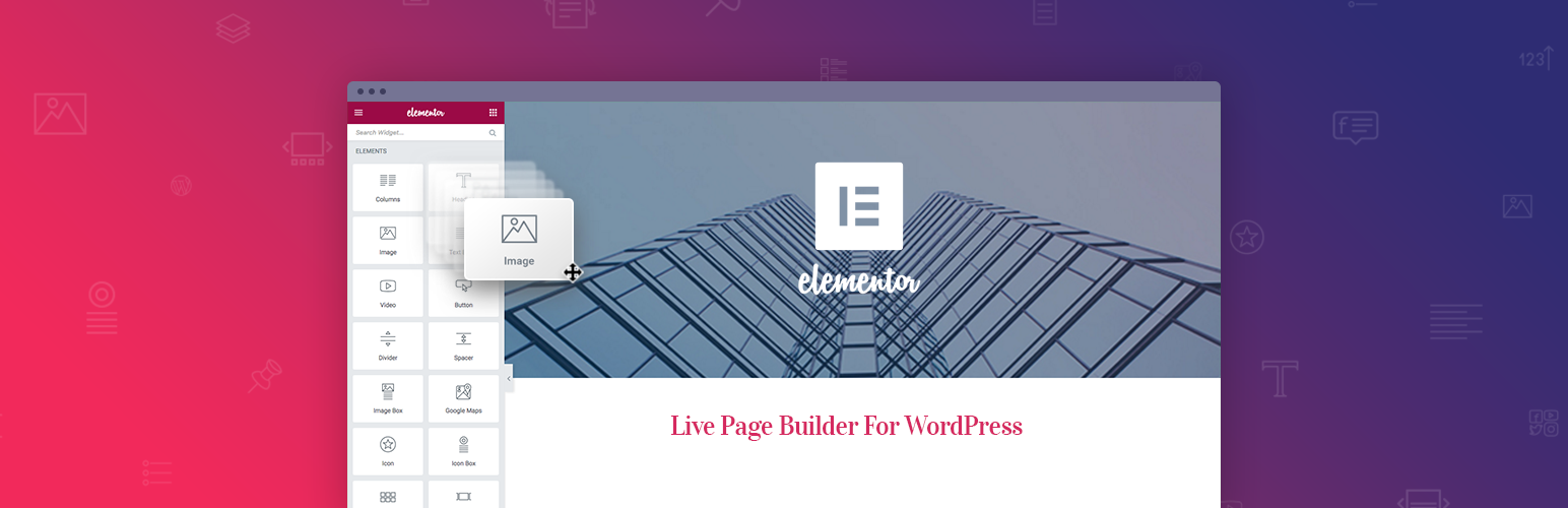 Плагин Elementor для WordPress Drag and Drop Page Builder