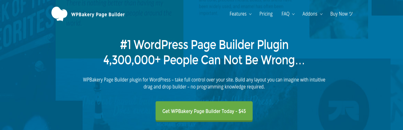 Плагин WPBakery Page Builder для WordPress
