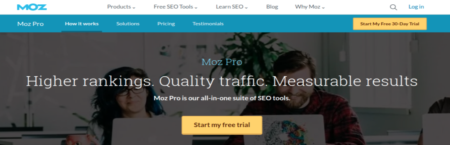 Moz Pro SEO 도구