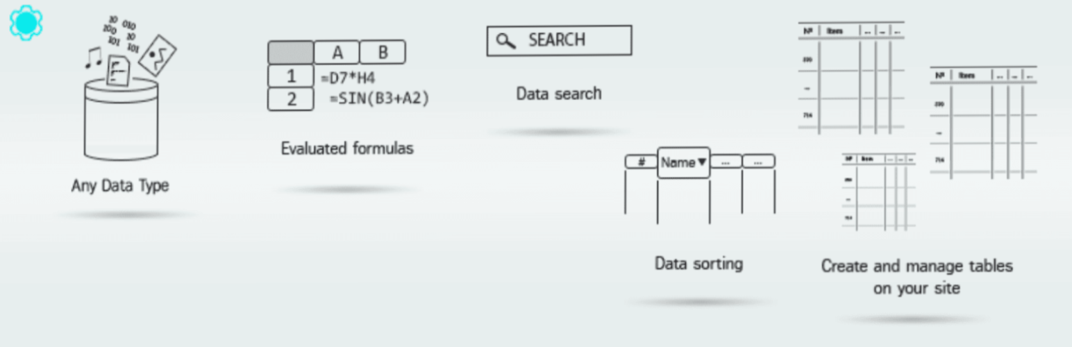 Plugin per WordPress generatore di tabelle dati