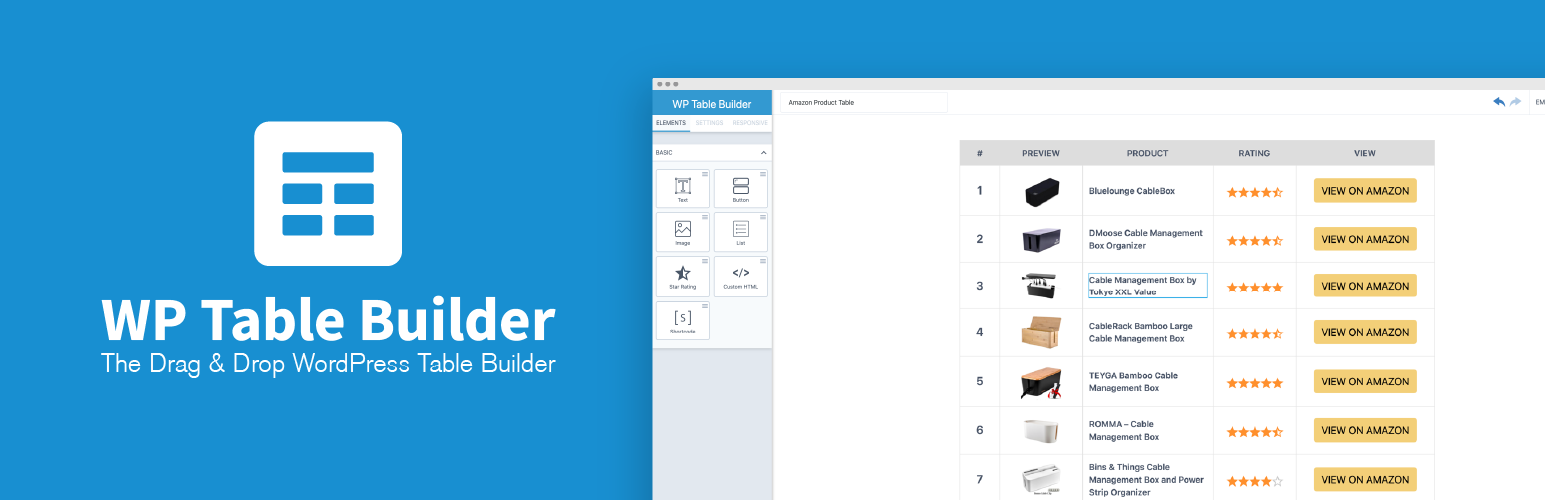 Plugin WordPress per la creazione di tabelle WP