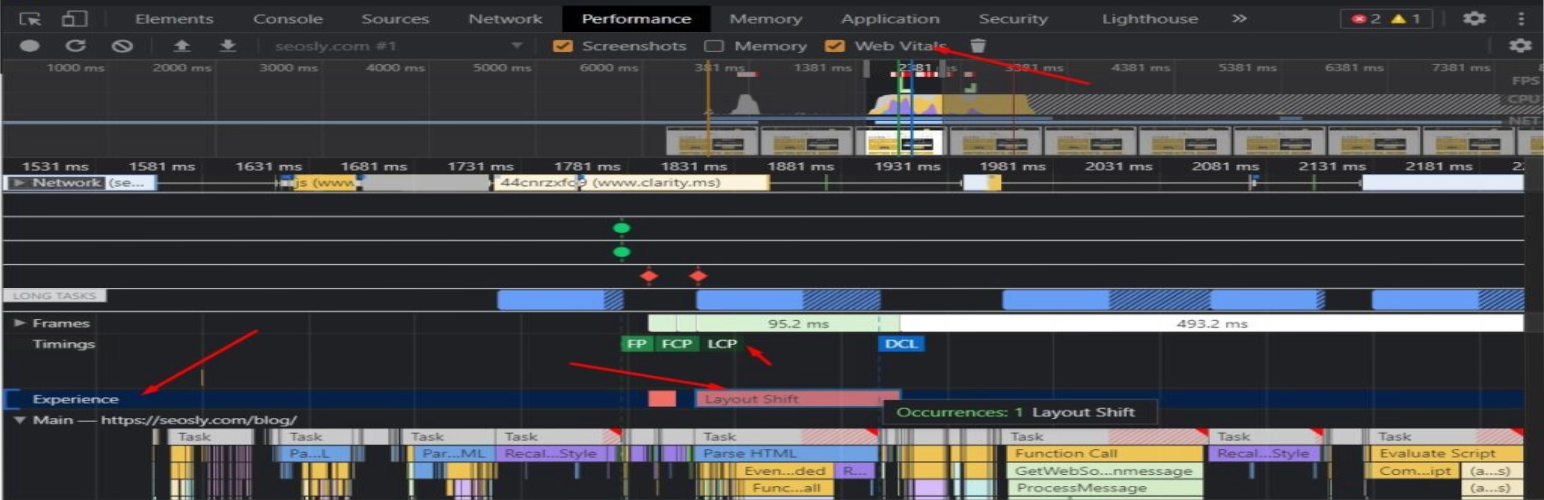 Chrome DevTools e la misurazione dei vitali web principali
