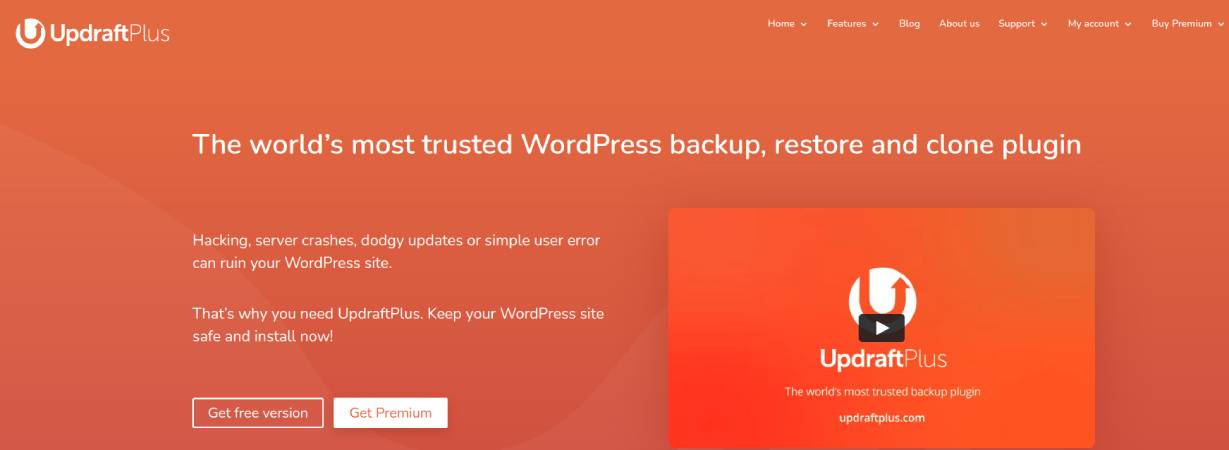 UpdraftPlus Miglior plugin di backup per WordPress