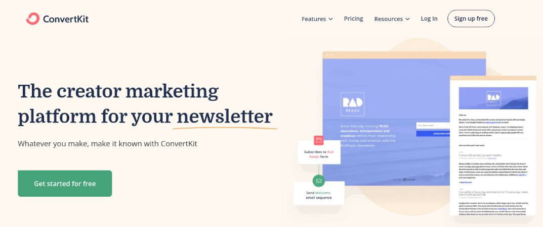 Plugin Buletin WordPress ConvertKit